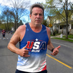 Patriotic Tech Running Tank Top - USA Running Singlet