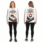 Custom Name All I Want for Christmas Is a PR Running Long Sleeve Shirt