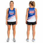 Custom Name Miles Honolulu 26.2 Runner Running Tank Top