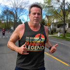 Retirement Running Tank Top The Man The Myth The Retired Running Singlet for Men and Women