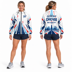 Custom Name Chicago Street Pace Running Windbreaker Jacket