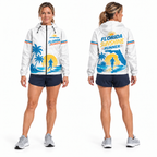 Custom Name Florida Sunshine Runner Florida Running Windbreaker Jacket