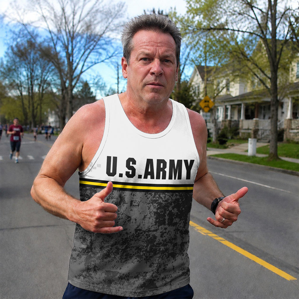 U.S.Military Running Tank Top U.S.Army Running Singlet for Men and Women
