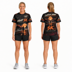 Custom Name October 31 Night 5K Halloween Tech Running T-Shirt