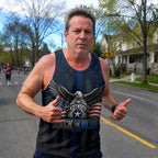 Men's Running Tank Top Police Back The Blue Eagle Running Singlet