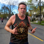 Men's Running Tank Top Firefighter Guardian Of The Flame Running Singlet