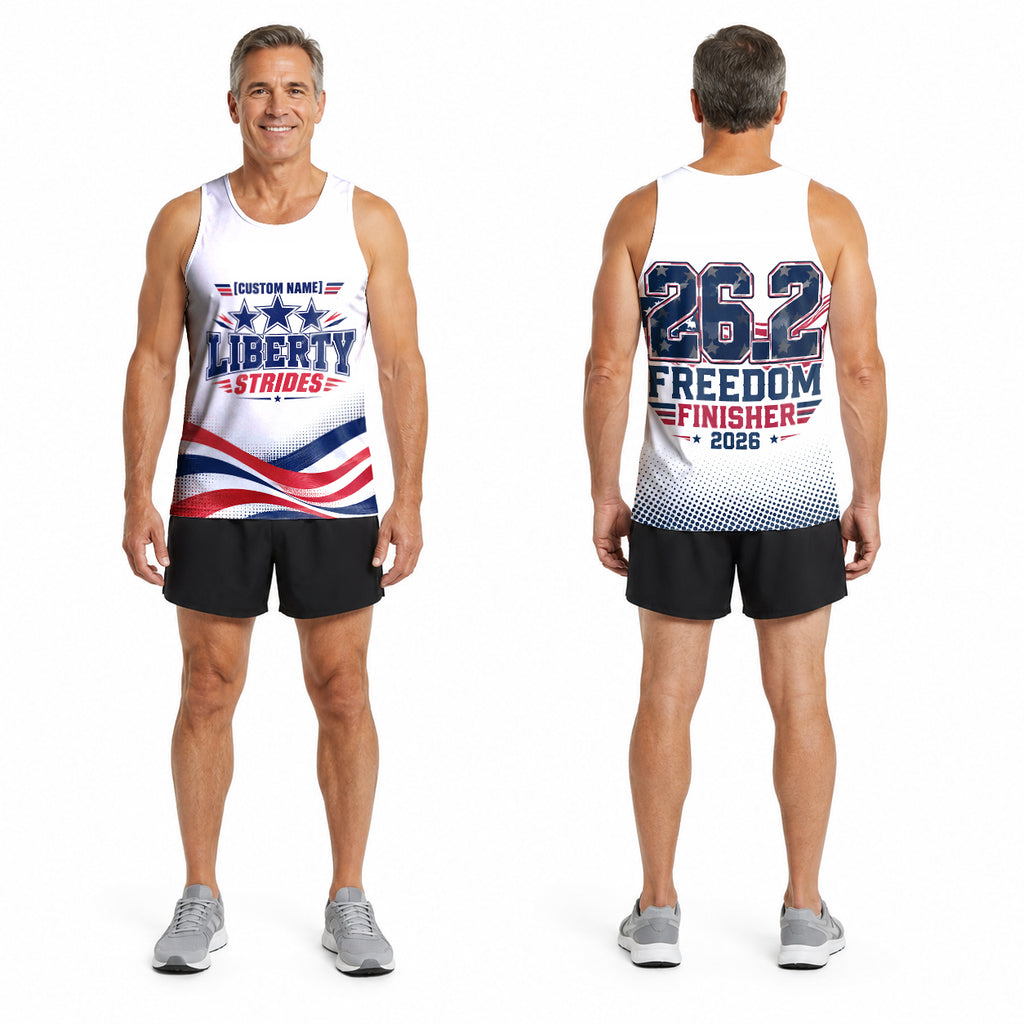Liberty Strides The Marine Corp Race Day Running Tank Top