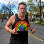 LGBT Pride Running Tank Top Rainbow Pride Running Singlet for Men and Women