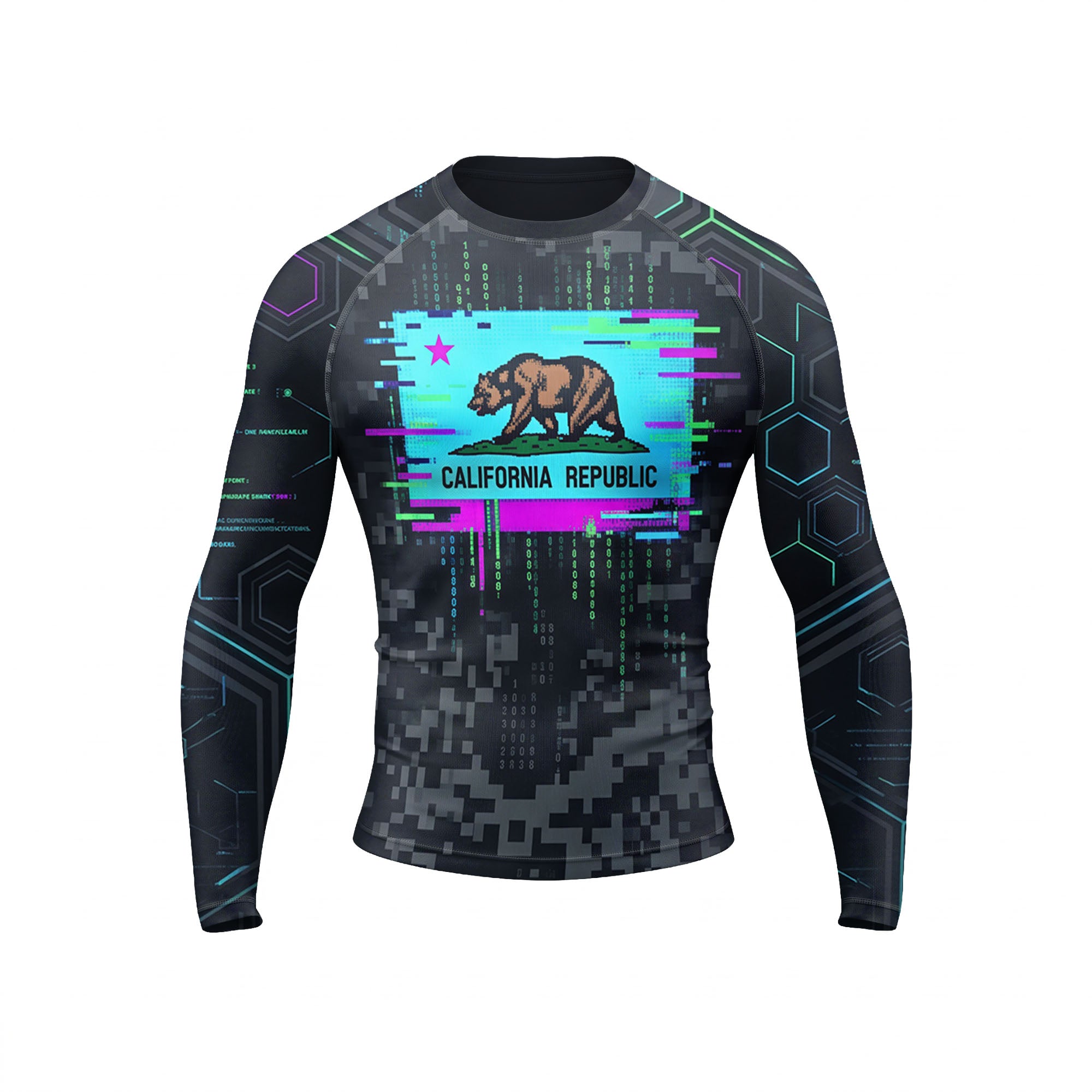 California Combat Code BJJ Rash Guard