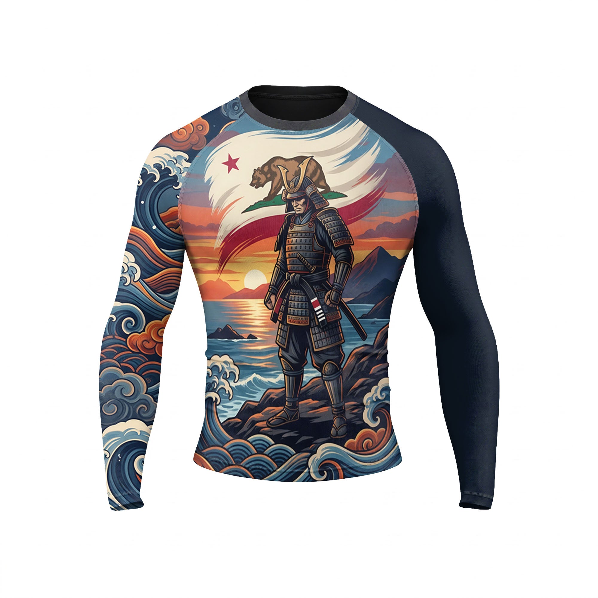West Coast Samurai BJJ Rash Guard