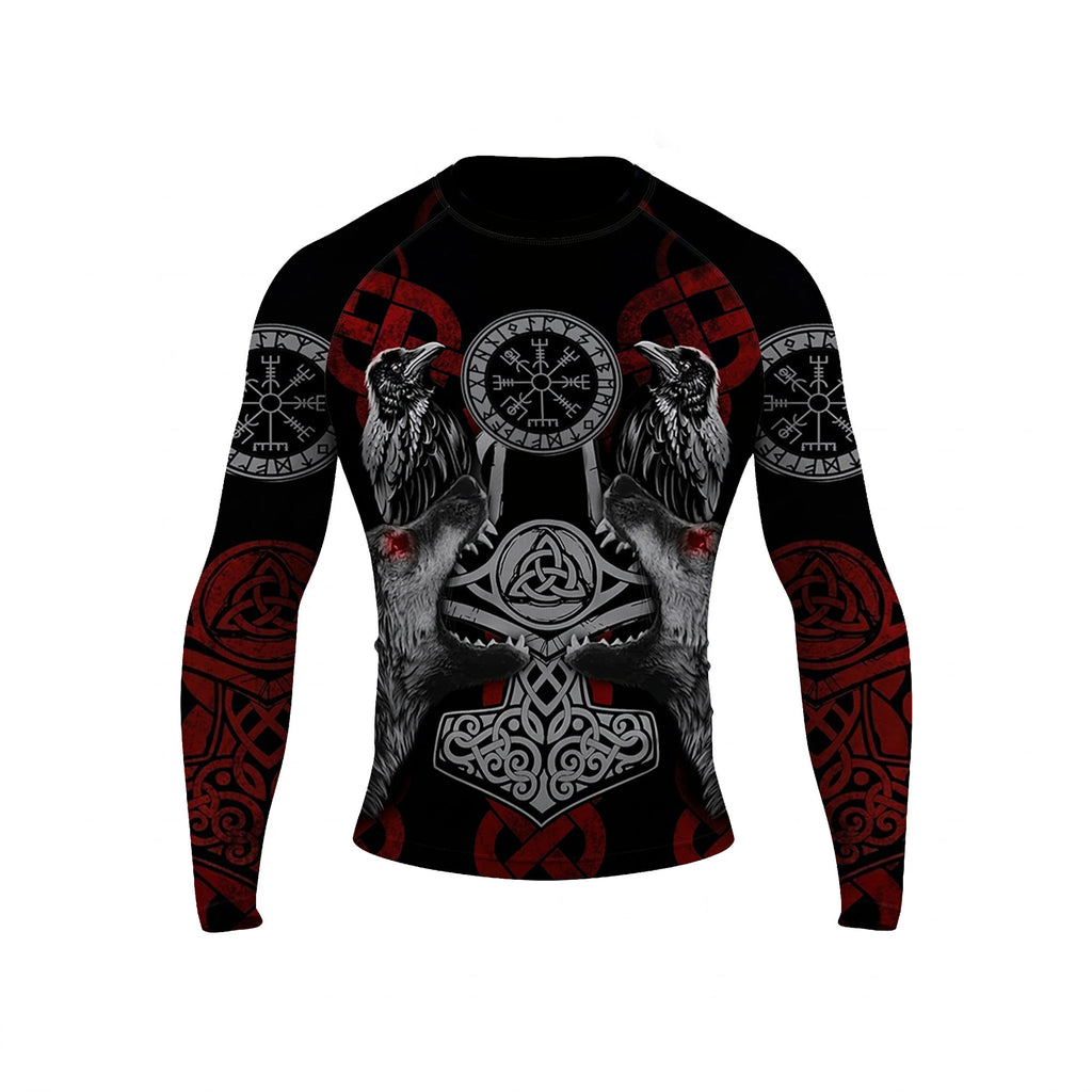 Viking Compass of Destiny BJJ Rash Guard