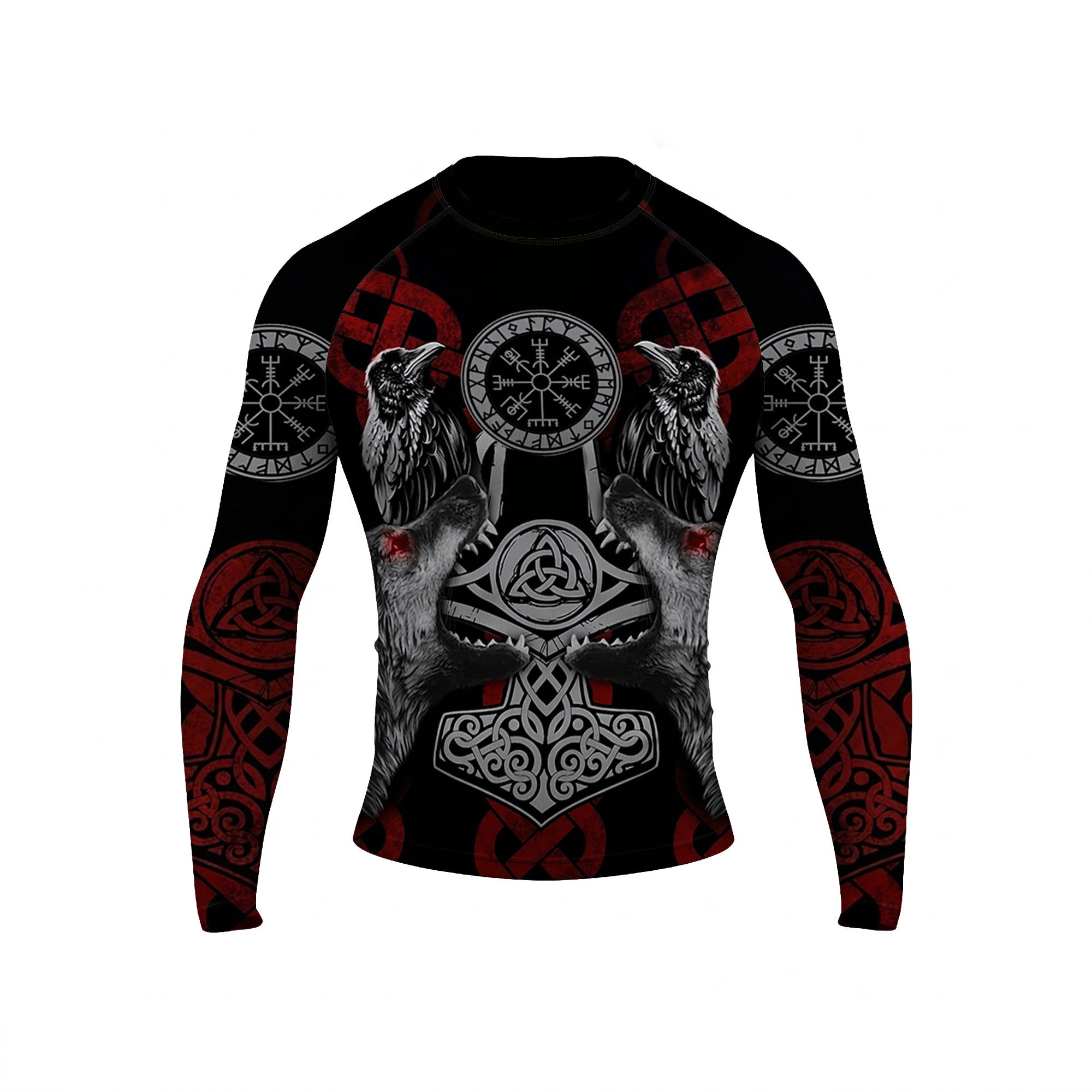 Viking Compass of Destiny BJJ Rash Guard