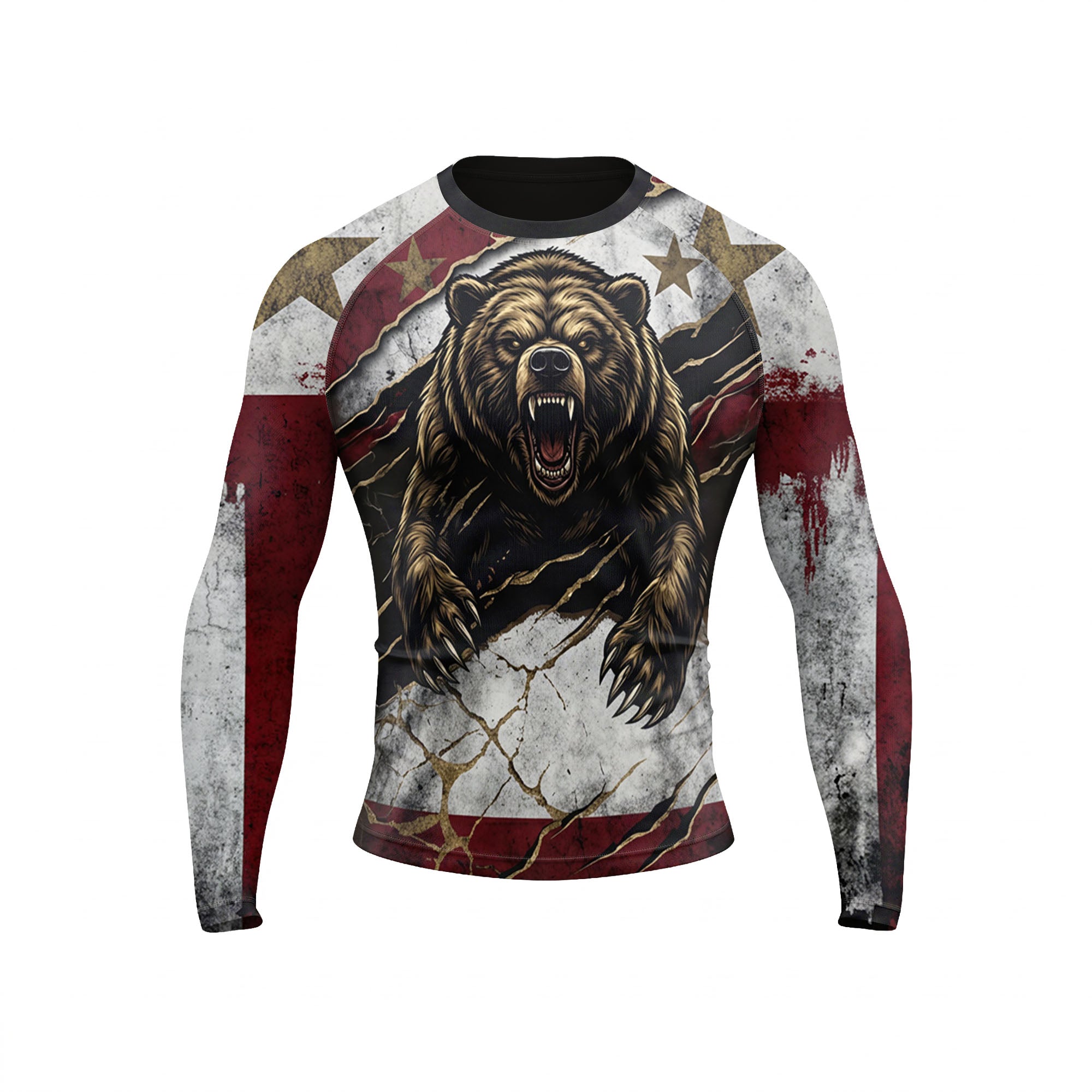 Golden State Warrior BJJ Rash Guard