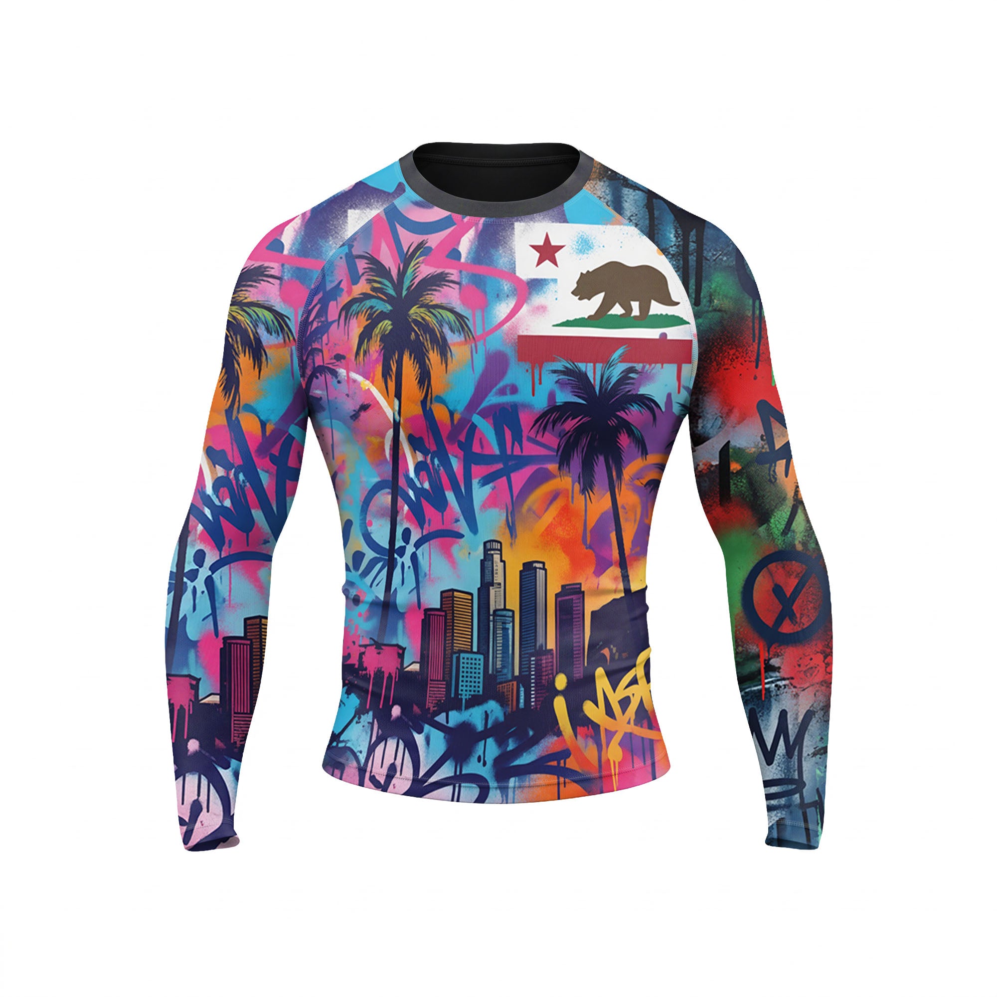 Cali Street Grappler BJJ Rash Guard