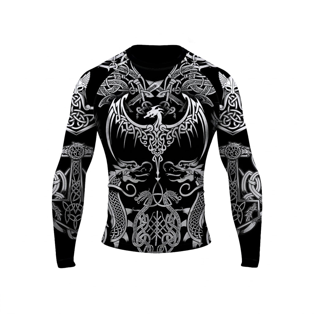 Viking Dragon BJJ Rash Guard