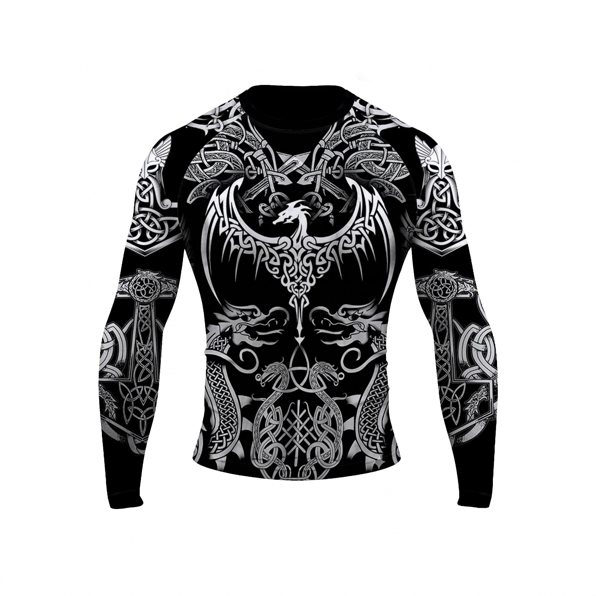 Viking Dragon BJJ Rash Guard