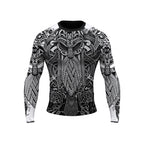 Path to Valhalla The Honored Warrior BJJ Rash Guard
