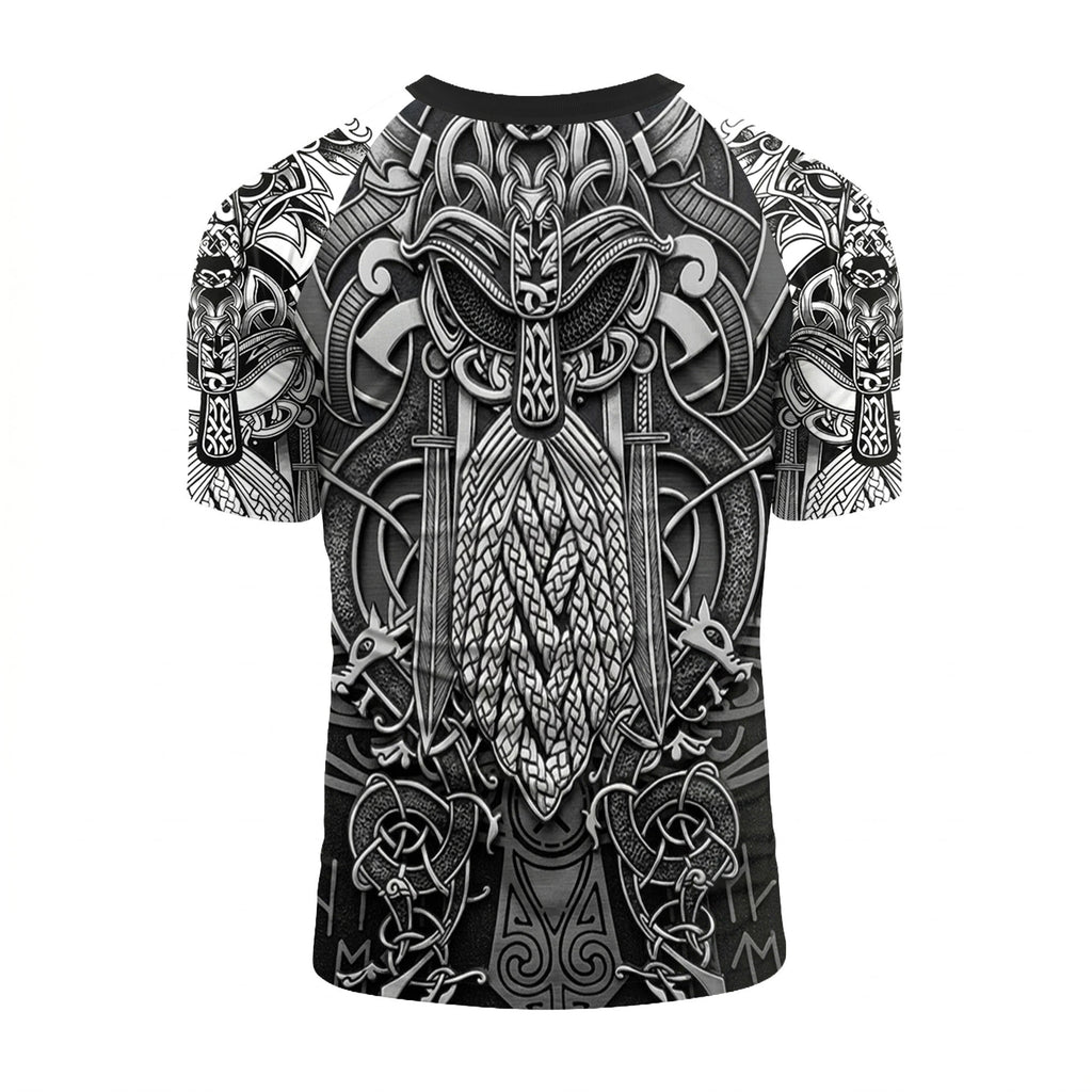 Path to Valhalla The Honored Warrior BJJ Rash Guard