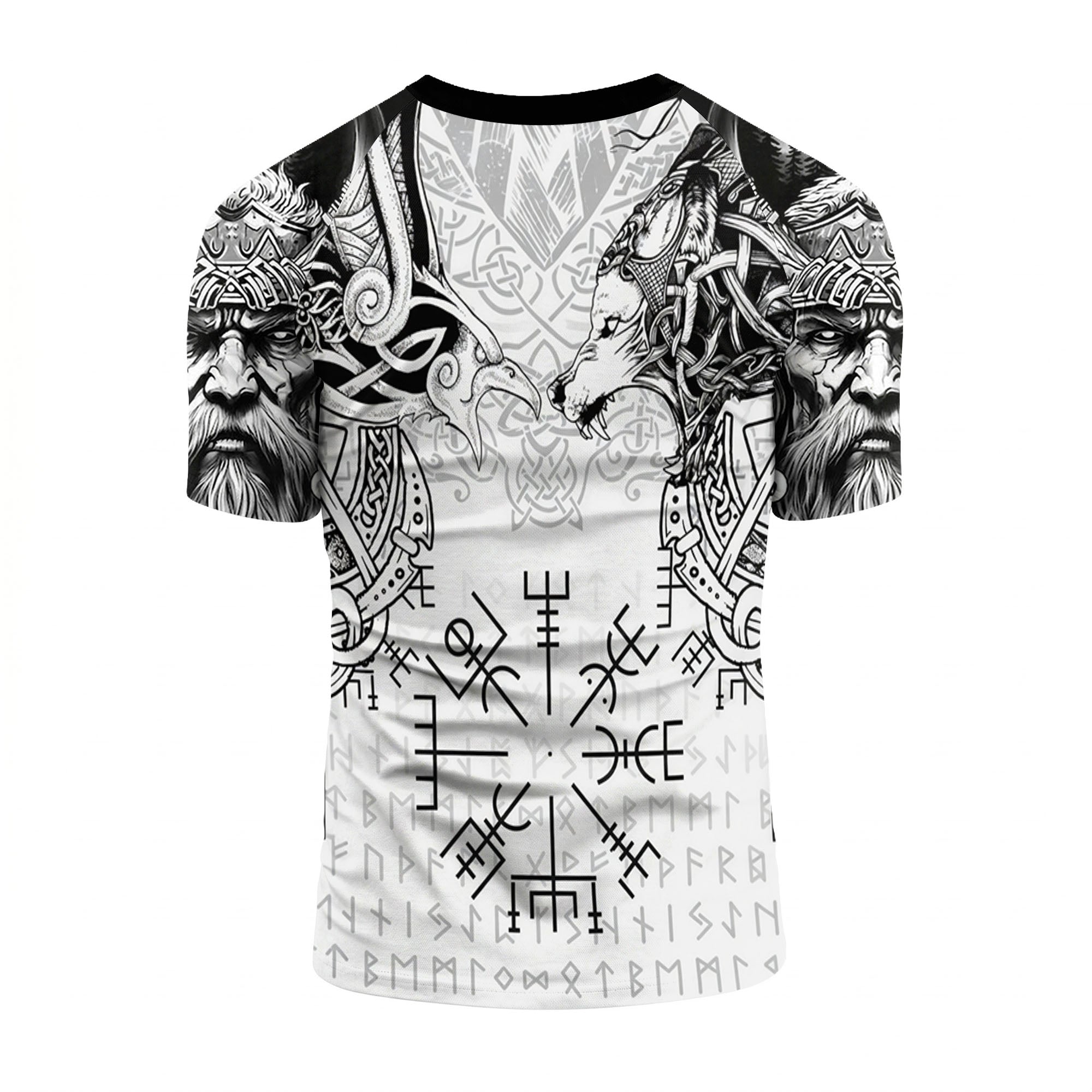 Odin’s Gaze The Fenrir & Vegvísir Guardian BJJ Rash Guard