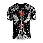 Shadows of Valhalla The Raven & Wolf BJJ Rash Guard