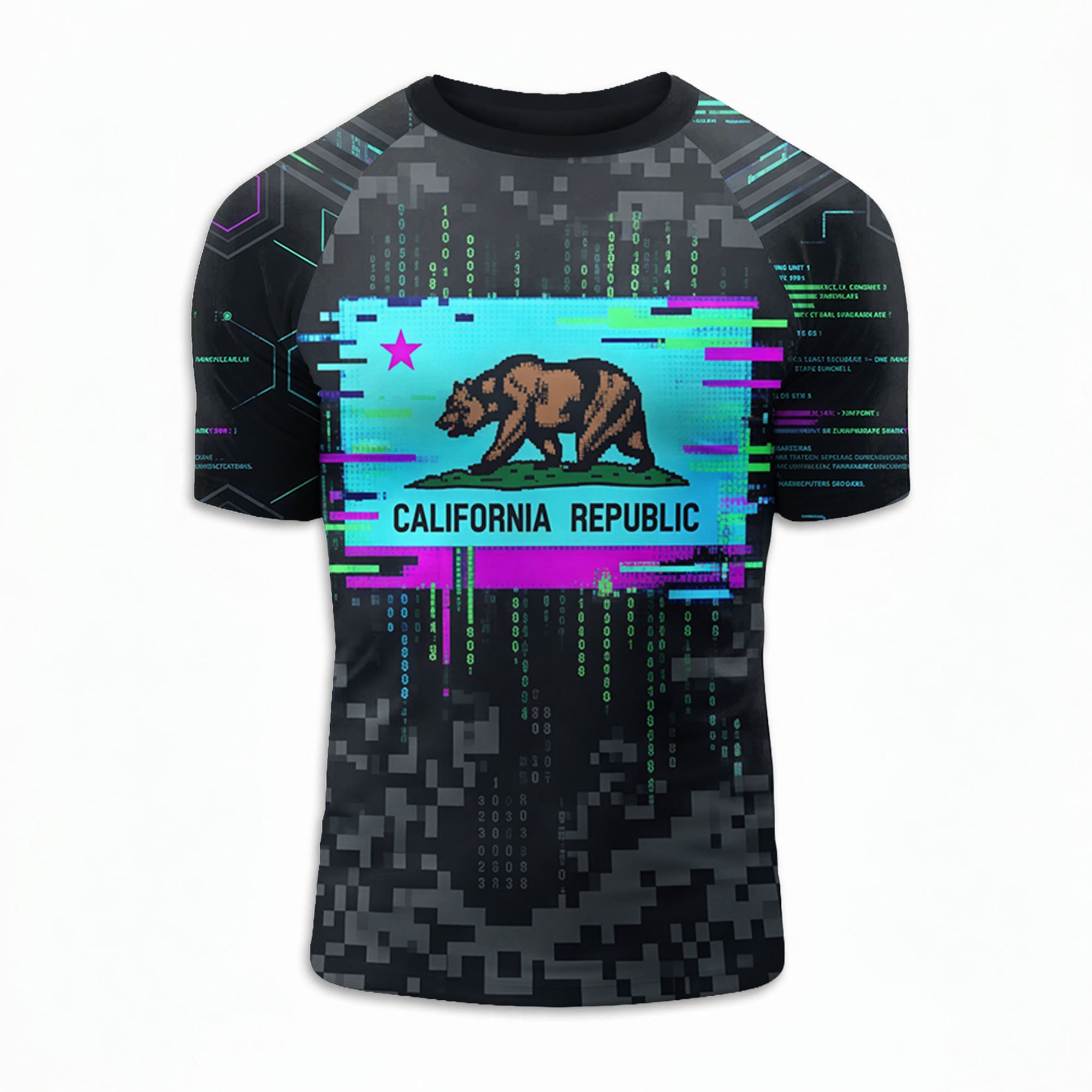 California Combat Code BJJ Rash Guard