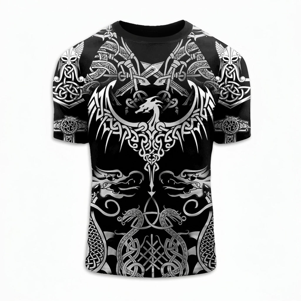 Viking Dragon BJJ Rash Guard