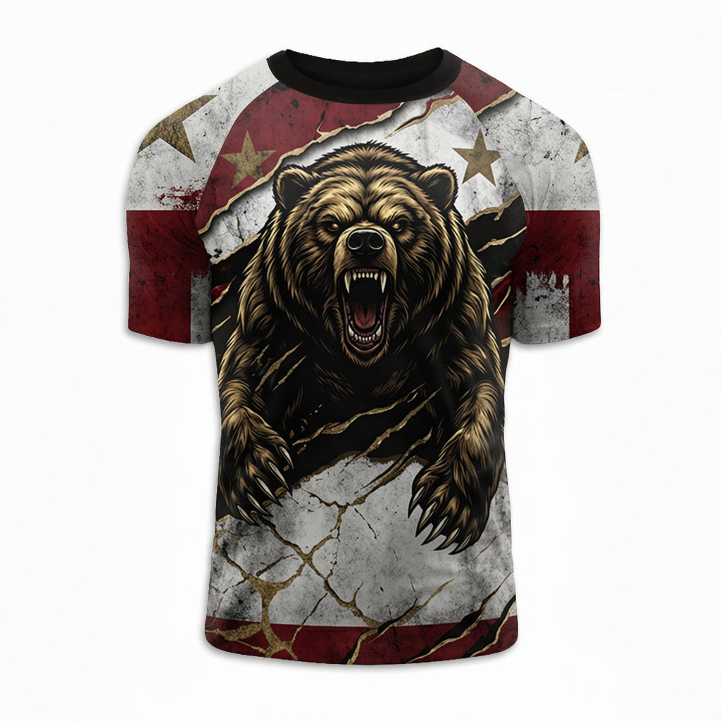 Golden State Warrior BJJ Rash Guard