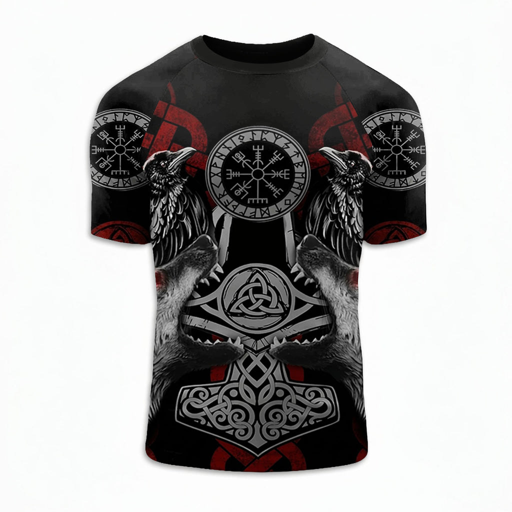 Viking Compass of Destiny BJJ Rash Guard