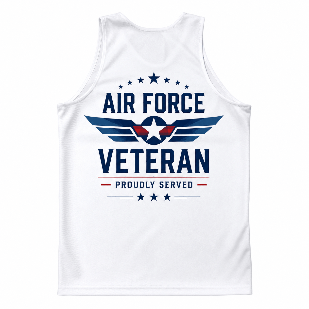 Veteran Running Tank Top - Proud Air Force Veteran Tech Running Singlet