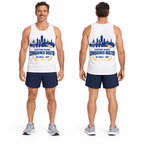 Add Name Conquered Boston 2027 Running Singlet Unisex Marathon Tank Top