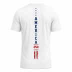 Patriotic Running T-Shirt - America 1776 2026 Tech Running Tee