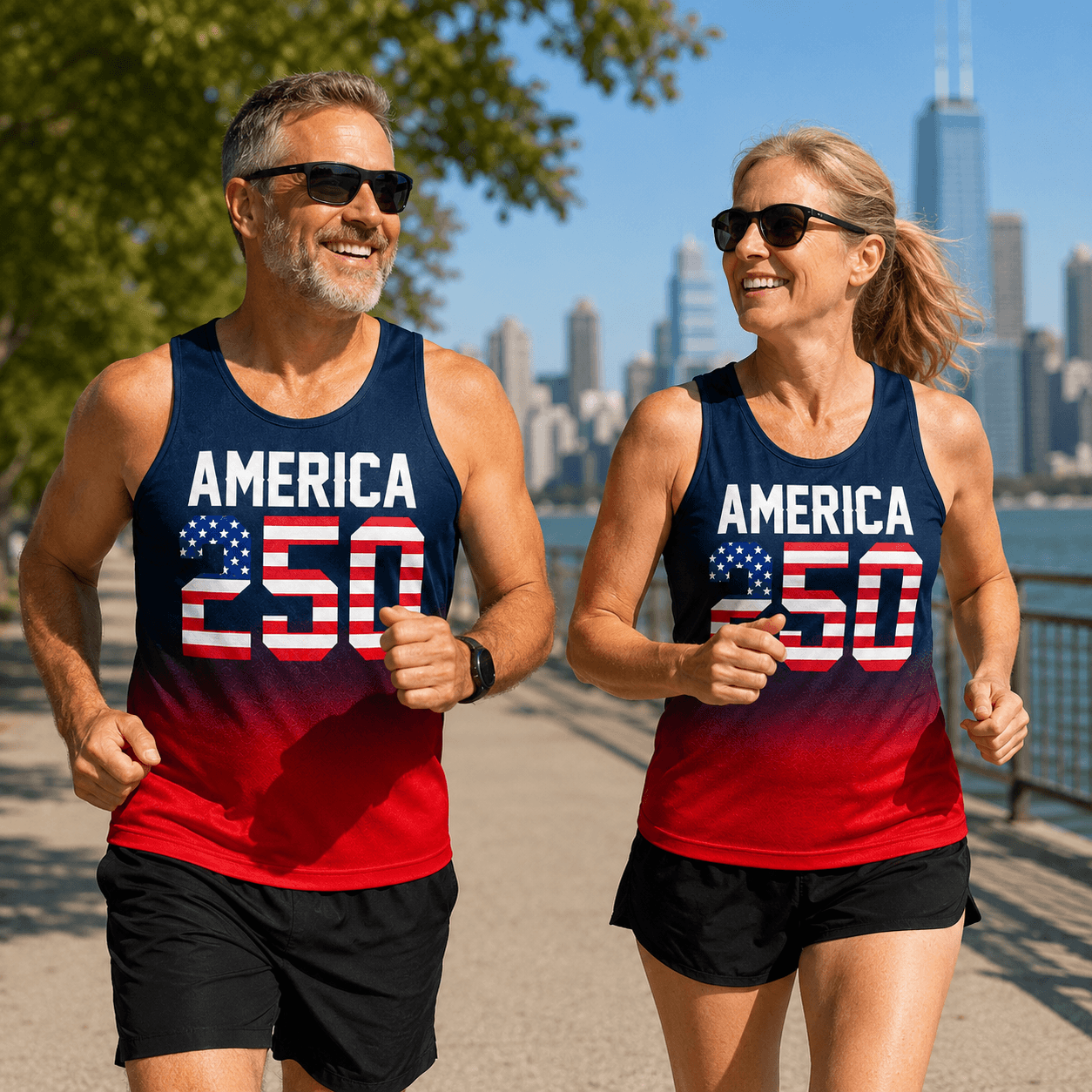 America 250 Tech Running Tank Top