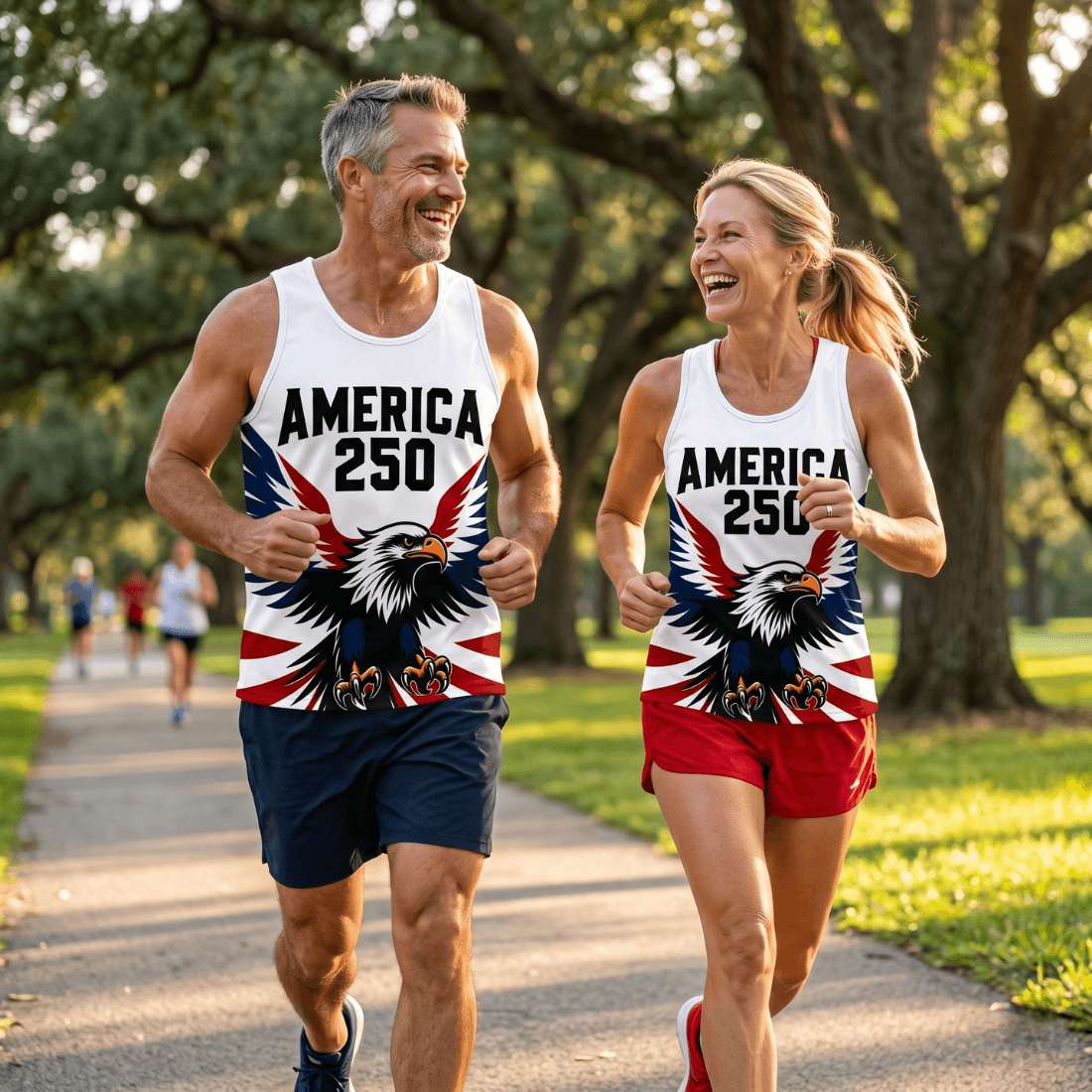 America 250 Eagle Tech Running Tank Top