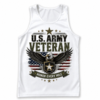 Veteran Running Tank Top - Army Veteran Tech Running Singlet