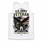 Veteran Running Tank Top - Army Veteran Tech Running Singlet