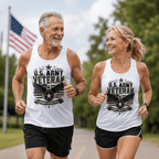 Veteran Running Tank Top - Army Veteran Tech Running Singlet