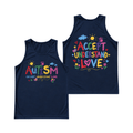 Autism Accept Understand Love Running Singlet Unisex Tank Top