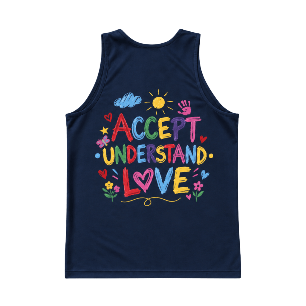 Autism Accept Understand Love Running Singlet Unisex Tank Top