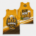 Beer Running Tank Top Beer Running Club Running Singlet for Men and Women