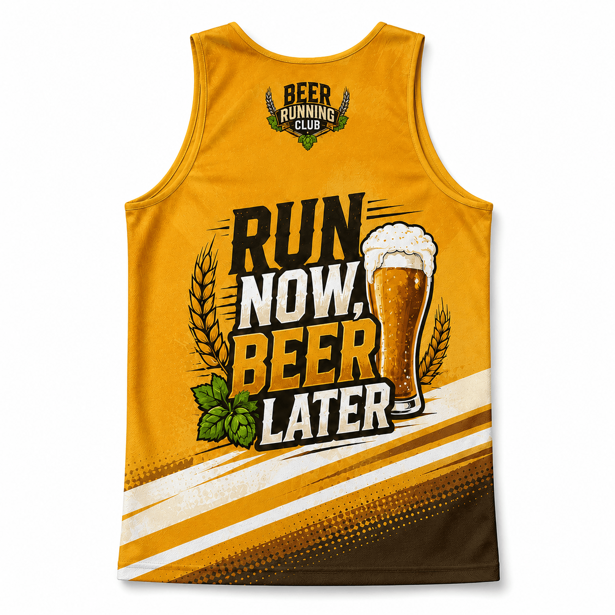 Beer Running Tank Top Beer Running Club Running Singlet for Men and Women