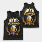 Beer Running Tank Top Run Sip Repeat Beer Club Running Singlet for Men and Women