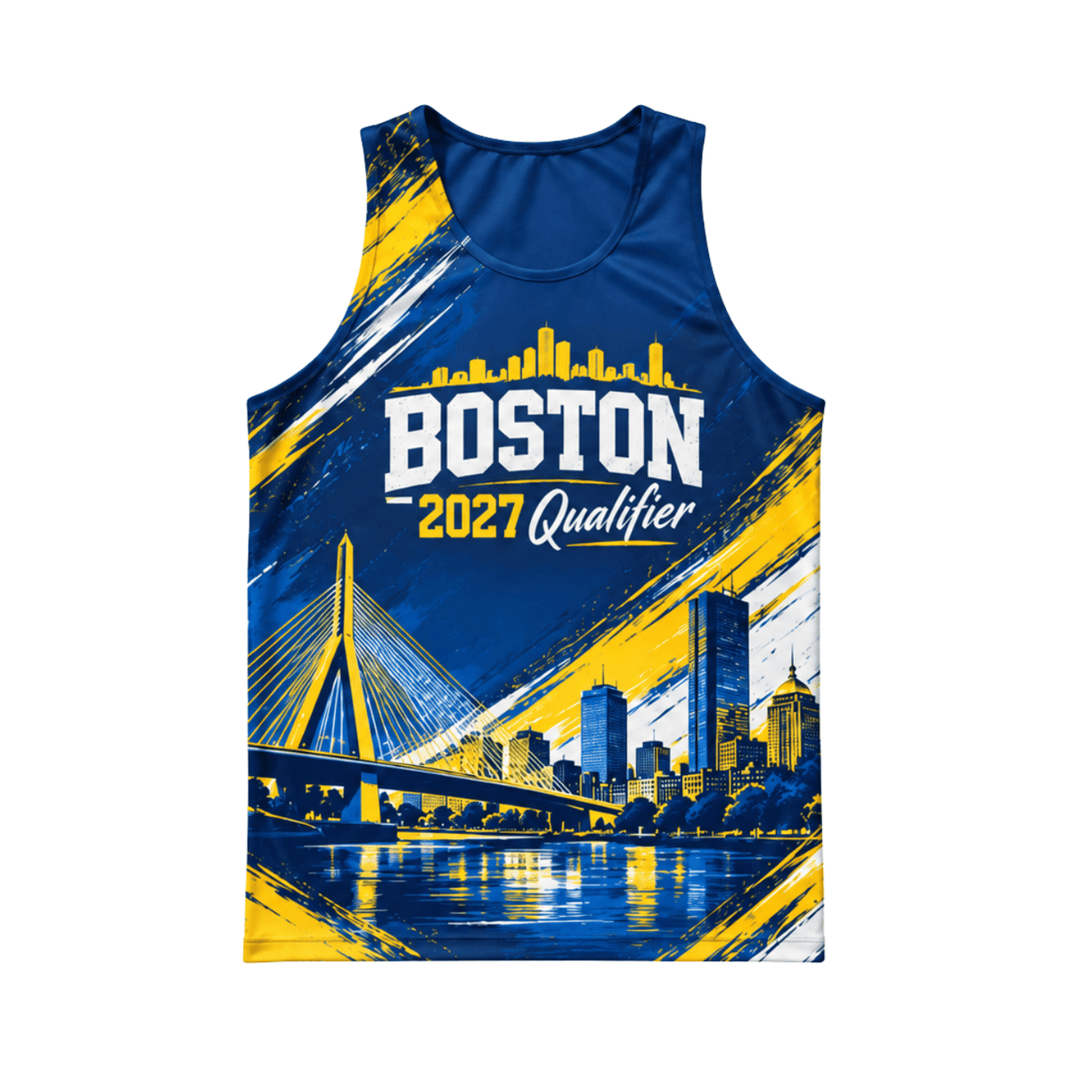 Boston 2027 Qualifier Running Singlet Unisex Marathon Tank Top