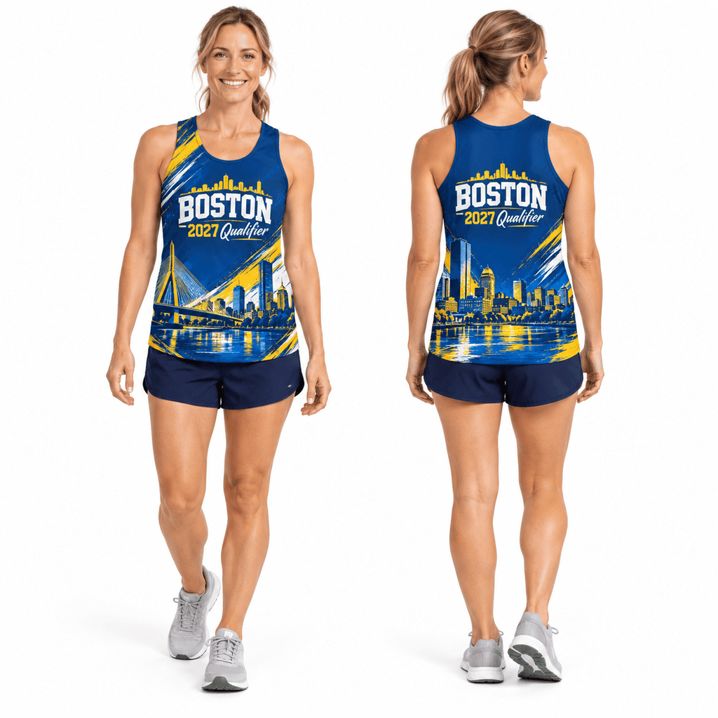 Boston 2027 Qualifier Running Singlet Unisex Marathon Tank Top