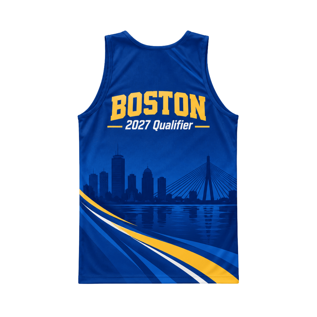 Boston Qualifier 2027 Running Singlet Unisex Marathon Tank Top
