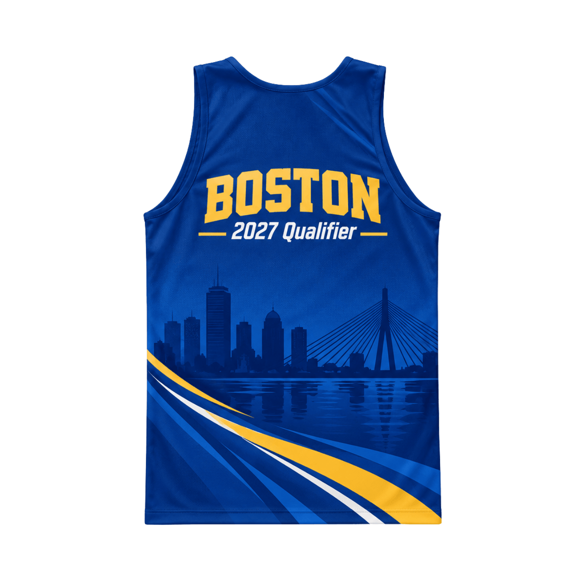 Boston Qualifier 2027 Running Singlet Unisex Marathon Tank Top