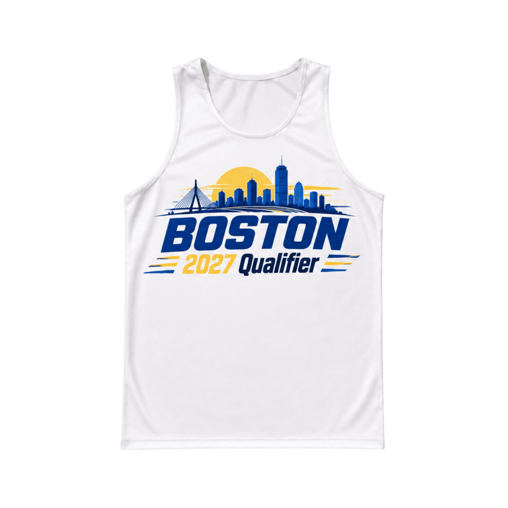Boston Qualifier 26.2 2027 Running Singlet Unisex Marathon Tank Top