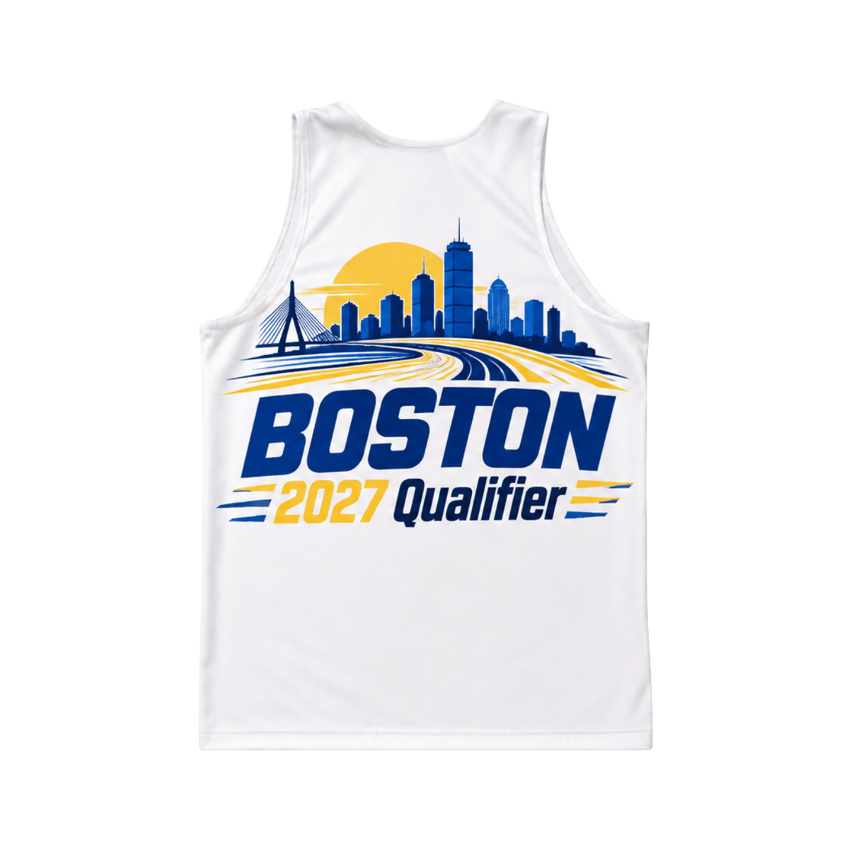 Boston Qualifier 26.2 2027 Running Singlet Unisex Marathon Tank Top