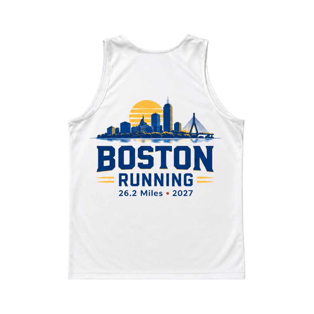 Boston Running 26.2 2027 Running Singlet Unisex Marathon Tank Top