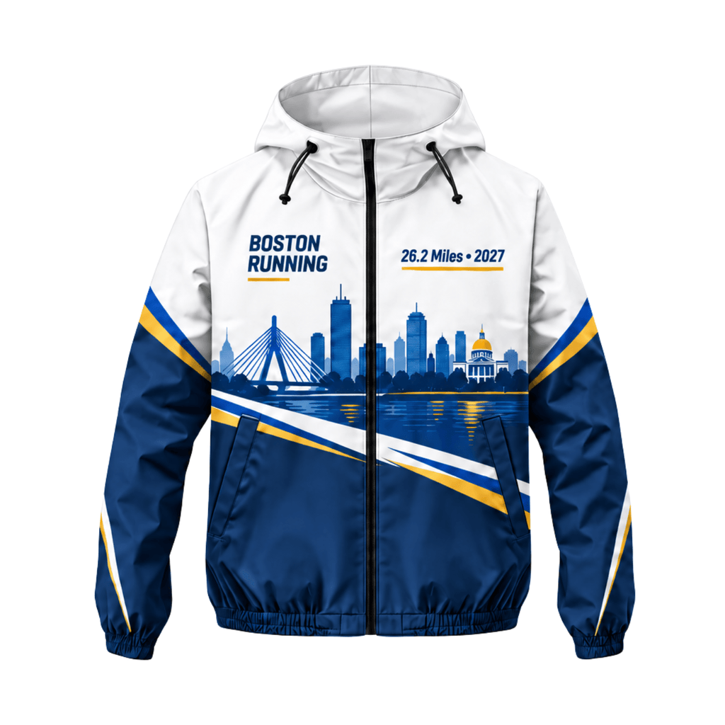 Boston Running 26.2 2027 Running Windbreaker Jacket