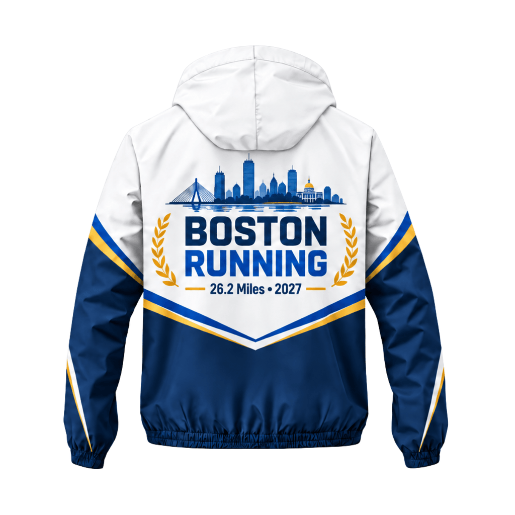 Boston Running 26.2 2027 Running Windbreaker Jacket